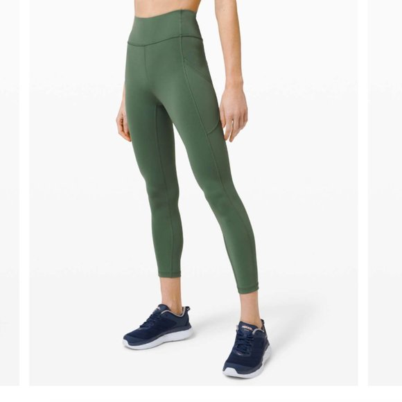 lululemon athletica Pants - LULULEMON Green Invigorate High-Rise 25" Tight 4